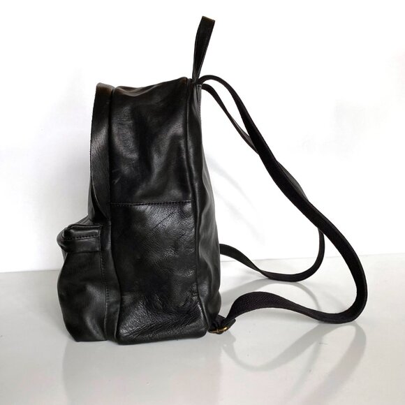 Madewell Lorimer Black Italian Leather Full Size Large 14\